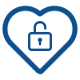 illustration of a lock inside a heart